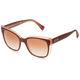 Ray-Ban Women's 0RA5242 Sunglasses, Brown (Shiny Top Brown On Caramel), 55