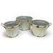 Gracie Oaks Sherlyn 3 - Piece Metal Pot Planter Set Metal | 11 H x 17.25 W x 17.25 D in | Wayfair 61F68E5EC2C3484694C217CDF0B94FCD