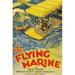 Buyenlarge The Flying Marine - Unframed Vintage Advertisement Print in White | 36 H x 24 W x 1.5 D in | Wayfair 0-587-62340-LC2436
