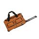 Rockland Seesack zum Rollen, Orange/Abendrot im Zickzackmuster (Sunset Chevron), 22 - Inch, Reisetasche mit Rollen