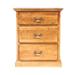 Loon Peak® Lacluta 3 - Drawer Nightstand Wood in Brown | 30 H x 25 W x 18 D in | Wayfair 74E7B74B401542F6B84BD1EF49FA8921