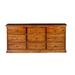 Loon Peak® Mott 9 Drawer Standard Dresser Wood in Brown | 32 H x 72 W x 18 D in | Wayfair CF8FB253483141B5929900BE32A33C67