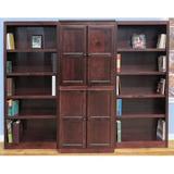 Darby Home Co Rummond 72" H x 91" W Library Bookcase Wood in Brown | 72 H x 91 W x 10.5 D in | Wayfair 863264BFA9D44E40920FEF5FD51F30BF