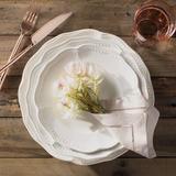 Red Vanilla Rice 18 Piece Dinnerware Set, Service for 6 Ceramic/Earthenware/Stoneware in White | Wayfair HN700-018