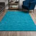 Blue 42 x 0.39 in Area Rug - Corrigan Studio® Youngquist Abstract Handmade Tufted Wool Area Rug Wool | 42 W x 0.39 D in | Wayfair