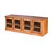 Loon Peak® Nugent TV Stand for TVs up to 75" Wood in Brown | Wayfair D92AF723EBA0489698E523AA18008CC2