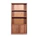 Loon Peak® Kinney 72" H x 36" W Solid Wood Standard Bookcase Wood in Brown | 72 H x 36 W x 13 D in | Wayfair 2F119557DC3F454891B01DA48AD2F46B