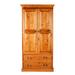 Loon Peak® Ayon Armoire Wood in Black | 72 H x 48 W x 21 D in | Wayfair DD1595C2FB8C4CC9B3CBB44E90923C05