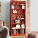 Loon Peak® Botelho 84" H x 36" W Solid Wood Standard Bookcase Wood in Brown | 84 H x 36 W x 13 D in | Wayfair 61AB52B5BEB0444A879261D37D79AB13