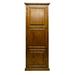 Loon Peak® Leal 72" H x 27" W Solid Wood Corner Bookcase Wood in Brown | 72 H x 27 W x 17 D in | Wayfair D109377F230A451BAB8DC048E2610FFF