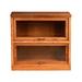 Loon Peak® Mobley 36" W Solid Wood Barrister Bookcase Wood in White | 64 H x 36 W x 13 D in | Wayfair F302DA55D7854B4DAB627DD7CF3B907E