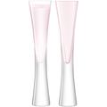 LSA Moya Champagne Flute 170ml Blush | Set of 2 | Mouthblown & Handmade Glass | Hand Painted | MV30