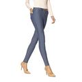 HUE Women's Essential Denim Leggings, Stone Acid Wash, LG (US Women's 12-14) 29