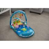 Winfun Magic Lights & Musical Play Baby Gym w/ Hanging Toys Fabric in Blue | 20 H x 4 W x 23.9 D in | Wayfair 0860