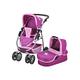 Knorrtoys 90772 - Puppenwagen Coco - "UMA.Das Einhorn" purple