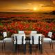 azutura Poppy Field Sunset Wall Mural Wallpaper available in 8 Sizes Digital