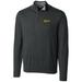 Men's Cutter & Buck Heathered Gray George Mason Patriots Big Tall College Vault Lakemont Tri-Blend Half-Zip Pullover Jacket