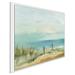 Highland Dunes 'Serenity on the Beach II' Acrylic Painting Print on Canvas in White | 36 H x 36 W in | Wayfair 985AD906B0AA47C8A50DCCBCD0416B69