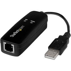 StarTech.com USB 2.0 Fax Modem - 56K External Hardware Dial Up V.92 Modem/ Dongle/Adapter - Computer/Laptop Fax Modem - USB to Telephone Jack - USB Data Modem - Network Fax/CMR/POS (USB56KEMH2)