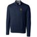 Men's Cutter & Buck Navy Northern Arizona Lumberjacks Big Tall College Vault Lakemont Tri-Blend Half-Zip Pullover Jacket