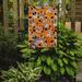 Caroline's Treasures Day of the Dead 2-Sided Polyester 15 x 11 in. Garden Flag in Orange/Black | 15 H x 11 W in | Wayfair BB5118GF