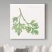 Gracie Oaks 'Flat Leaf Parsley' Acrylic Painting Print on Wrapped Canvas Canvas | 24 H x 24 W x 2 D in | Wayfair D3985F0456964DD2B8D81E4864CC4DC9