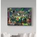 Winston Porter 'Witches in the Woods' Acrylic Painting Print on Wrapped Canvas in Black/Gray/Green | 14 H x 19 W x 2 D in | Wayfair