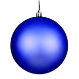 Vickerman 571125 - 6" Periwinkle Matte Ball Christmas Tree Ornament (set of 4) (N591529DMV)
