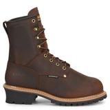 Carolina Elm 8" Insulated Steel Toe Logger - Mens 10 Brown Boot D