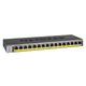 NETGEAR GS116PP PoE Switch 16 Port Gigabit Ethernet LAN Switch mit 16x PoE+ 183W (Plug-and-Play Netzwerk Switch PoE 16 Ports, lüfterlos, 19 Zoll Rack-Montage, ProSAFE Lifetime-Garantie)