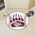 FANMATS Johnathan University of Montana 27 in. x 27 in. Non-Slip Indoor Only Door Mat Synthetics in Brown/Red | Wayfair 3643