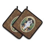 East Urban Home Greater Swiss Mountain Dog Potholder Polyester in Brown | 7.5 W in | Wayfair 92529D4EA0964E56A0DC16C015536937