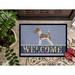 East Urban Home Wire Fox Terrier Welcome Non-Slip Outdoor Door Mat Synthetics | Rectangle 18" x 27" | Wayfair A2BD930621DC43D9A64B02019F1DC4F6