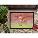 Harriet Bee Billie Rooster Watercolor Non-Slip Outdoor Door Mat Synthetics | 0.25" H x 27" W x 18" D | Wayfair 76A786A9E5874BF2B2AFF3D3D63C79A9