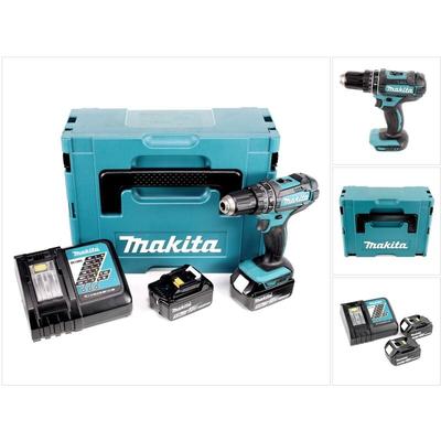 Dhp 482 rtj Akku Schlagbohrschrauber 18V 62Nm im Makpac + 2x 5,0 Ah Akku + Ladegerät - Makita Image