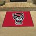 FANMATS Long Island North Carolina State University Non-Slip Indoor Only Door Mat Plastic | Rectangle 2'10" x 3'7" | Wayfair 23969