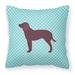 East Urban Home American Water Spaniel Indoor/Outdoor Throw Pillow Polyester/Polyfill blend in Blue | 18 H x 18 W x 3 D in | Wayfair