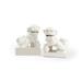 Chelsea House 2 Piece Dogs w/ Ball Figurine Set Porcelain/Ceramic in Blue/White | 12.5 H x 12 W x 6.5 D in | Wayfair 383748