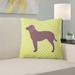 East Urban Home American Water Spaniel Indoor/Outdoor Throw Pillow Polyester/Polyfill blend in Green | 18 H x 18 W x 3 D in | Wayfair