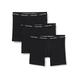 Calvin Klein Men's 3 Pack Boxer Briefs, Boxer, Black (Black with Black Wb Xwb), Small (Pack of 3)