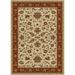 Red/White 39 x 0.31 in Indoor Area Rug - Astoria Grand Weisgerber Ivory/Brick Area Rug | 39 W x 0.31 D in | Wayfair