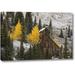 Millwood Pines 'Co, Uncompahgre Nf, an Abandoned Mine' Photographic Print on Wrapped Canvas in Gray/Green | 10 H x 16 W x 1.5 D in | Wayfair