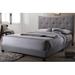 Ebern Designs Keegan Queen Standard Bed Upholstered/Polyester in Gray | 48.5 H x 64.37 W x 85 D in | Wayfair 999073B1DA0F48B5A3C7E05F85A52ABE