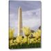 Ebern Designs Washington Dc, the Washington Monument by Dennis Flaherty - Photograph Print on Canvas in Gray/Yellow | 24 H x 16 W x 1.5 D in | Wayfair