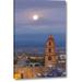 World Menagerie 'Mexico, San Miguel De Allende Full Moon' Photographic Print on Wrapped Canvas in Blue/Brown | 24 H x 16 W x 1.5 D in | Wayfair