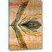 Ebern Designs Utah, Glen Canyon Abstract Reflection Sandstone by Don Paulson - Photograph Print on Canvas in Gray | 24 H x 16 W x 1.5 D in | Wayfair