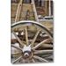 Millwood Pines 'Use, California, Bodie Close-up of Wagon Wheel' Photographic Print on Wrapped Canvas Canvas | 24 H x 16 W x 1.5 D in | Wayfair