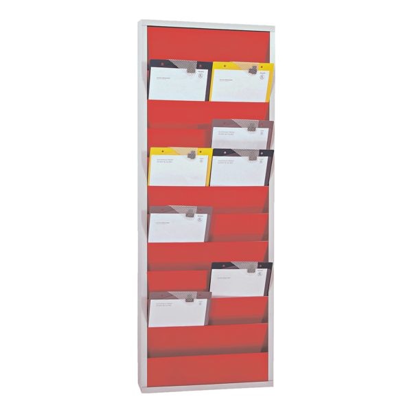 EICHNER Metall-Plantafel 55,4 x 128 cm rot Image