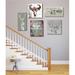 Dakota Fields 'Go Your Own Way' 5 Piece Gallery Wall Set on Canvas in Brown/Gray/Pink | 36 H x 50 W x 1.5 D in | Wayfair