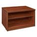 Latitude Run® Legacy Stand Up 2 Lateral File/2 Desk Quad w/ Bookcase End Wood in Brown/Red | 20 H x 30 W x 20 D in | Wayfair